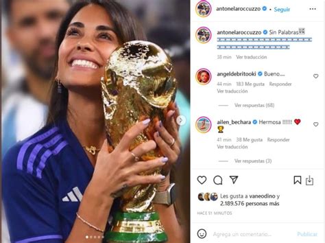 Antonela Roccuzzo Compartió Su Emoción Con Las Mejores Fotos Tras La