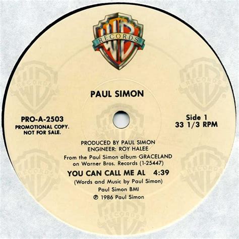 Paul Simon You Can Call Me Al 1986 Vinyl Discogs