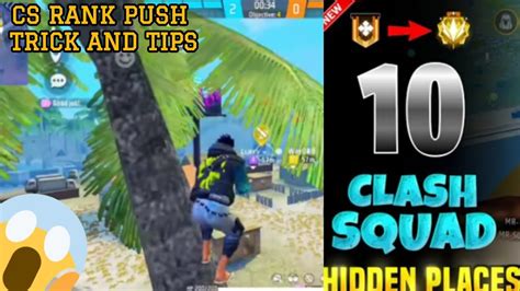 Best Hidden Places In Clash Squad In Free Fire Cs Rank Push Tips And