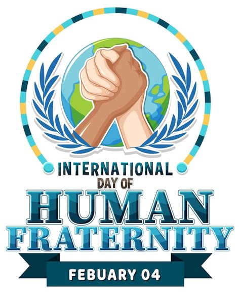 Free Vector | International day of human fraternity