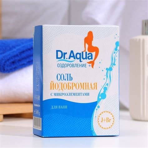 Соль морская для ванн Dr. Aqua, природная, йодобромная, 500 г - купить ...