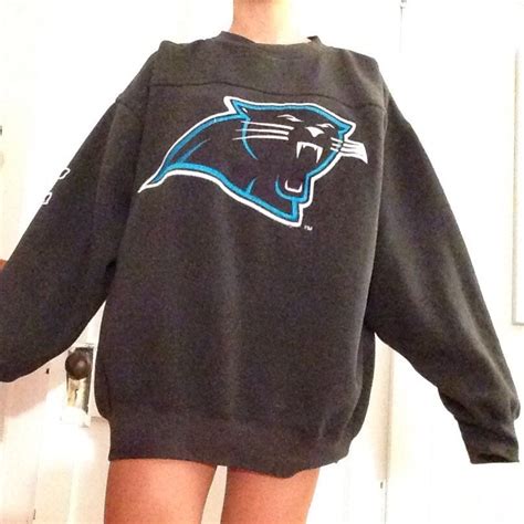 Vintage Carolina Panthers Merchandise // Retro NFL Sweater