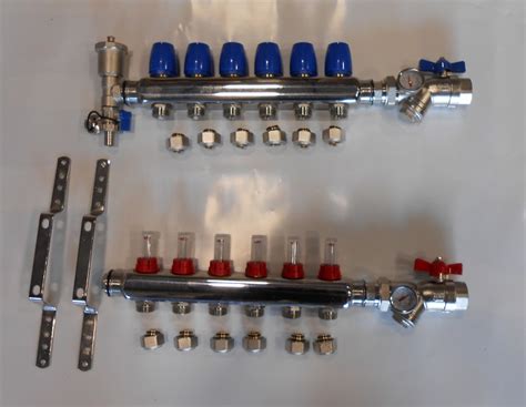 Loop Pexworx Stainless Steel Radiant Heat Manifold For Pex