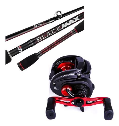 Combo Abu Garcia Black Max Reel Caña 1 98 Mts Baitcast 2 Tr Envío gratis