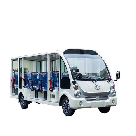 7 5kw AC Motor 14 Seats Electric Sightseeing Car Mini Shuttle Bus