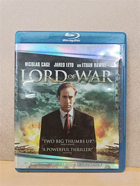 Original Blu Ray Lord Of War Nicolas Cage Jared Leto Ethan Hawke