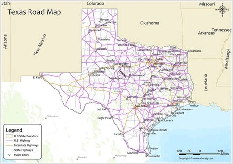 Texas Road Map - Explore the Highways and Routes of Texas