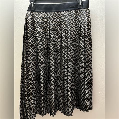 Lane Bryant Skirts Lane Bryant Lightweight Pleated Skirt In Black