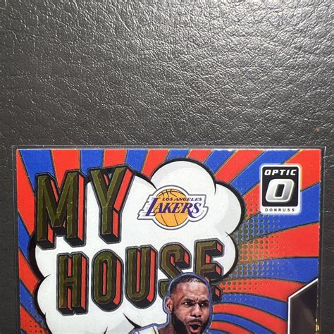 Panini Donruss Optic Lebron James My House Silver Holo Prizm