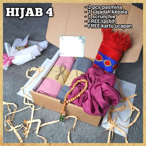 Jual Hampers Hijab Kado Jilbab Gift Box Islami Kado Ultah Cewek