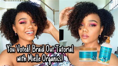 You Voted Braid Out Using Mielle Organics Moisture Rx Products Youtube