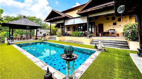 Authentic Balinese Resort Style 2 Storey Bungalow Monterez Golf Club Shah Alam Youtube