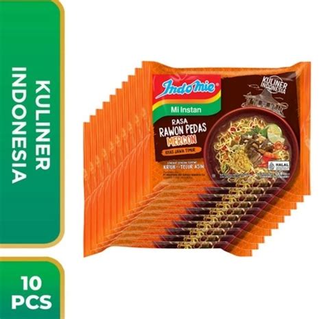 Indomie Kuah Rawon Pedas Mercon Isi Pcs Lazada Indonesia