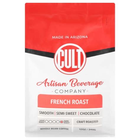 Cult French Roast Dark Roast Whole Bean Coffee 12 Oz Kroger