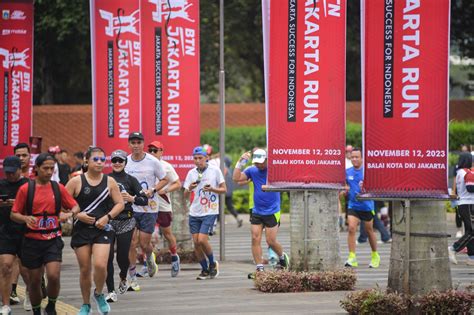 Pelari Dari 21 Negara Meriahkan BTN Jakarta Run 2023 Ada Dari AS