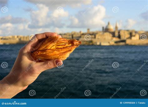 Traditional Maltese Pastry Pastizzi Stock Photo - Image of peas, snack ...