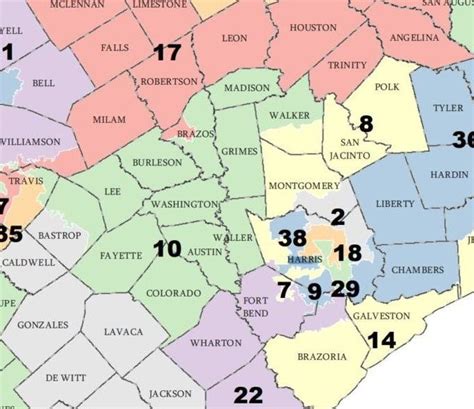 First Redistricting Draft Maps Have Grimes County In New Congressional