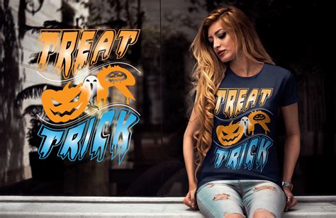 Treat Or Trick T Shirt Design Graphic By Ar88design · Creative Fabrica