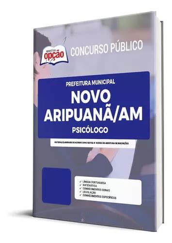 Apostila Prefeitura De Novo Aripuanã Am 2022 Psicólogo De