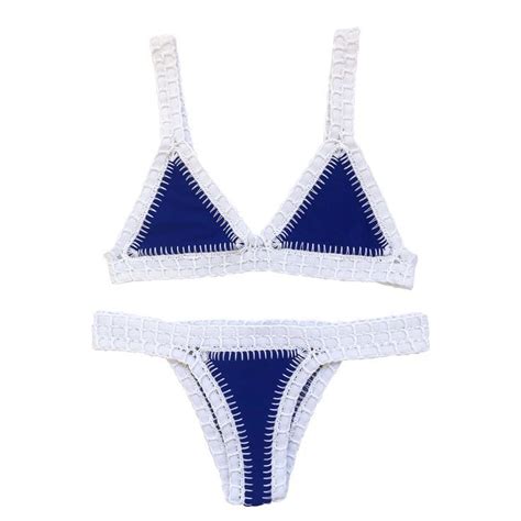 Ribbed Color Block Triangle Bikini Swimsuit Xx20 W T I Design Artofit