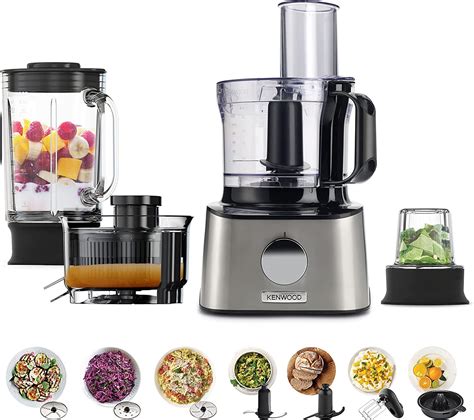 Kenwood Multipro Compact FDM307SS Compact Food Processor 2 1 Litres