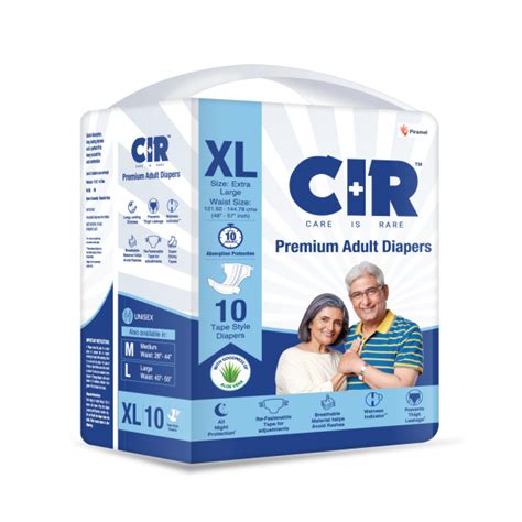 Buy Cir Premium Adult Diapers Xl 10 S Online At Best Price Adult Diapers And Pads