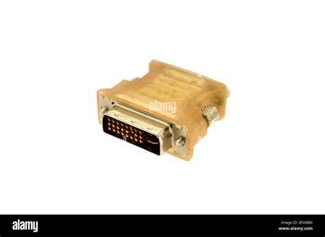 plug socket adapter computer monitor stock photo alamy