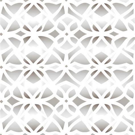 Premium AI Image | a white geometric pattern with geometric designs on a white background.