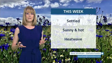 June Weather Picture With Sally Uk Itv London Weather 22nd June