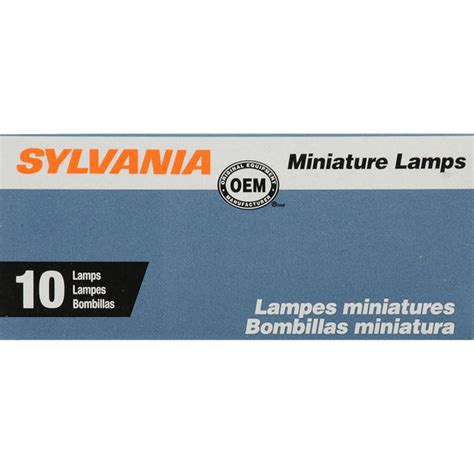 10 Pk Sylvania 158 Basic Automotive Light Bulb Bulbamerica