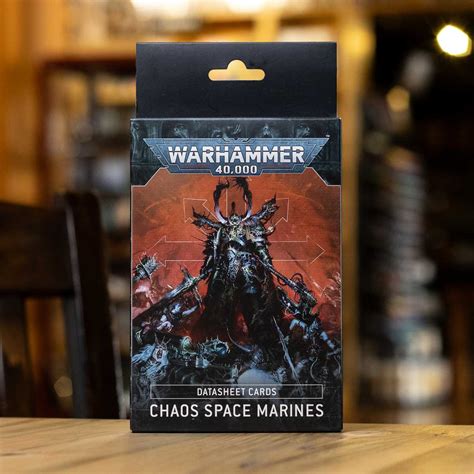 Mox Boarding House Warhammer 40k Datasheet Cards Chaos Space Marines