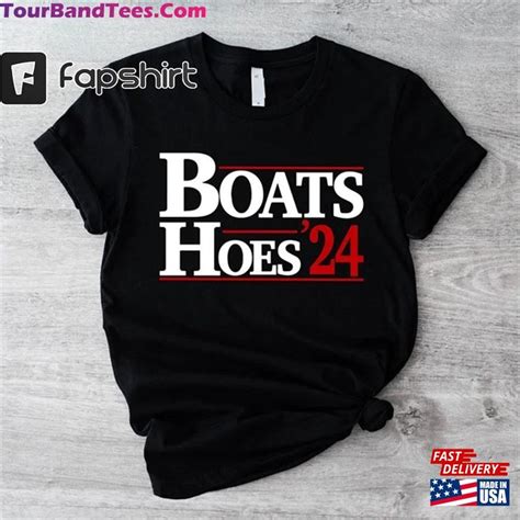 Boats And Hoes 2024 T Shirt Election Funny Shirt Fourth Of July