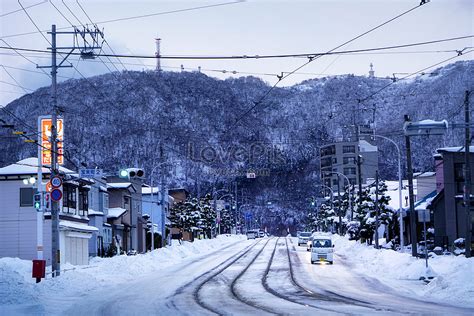 Snow Town Street In Winter Picture And HD Photos | Free Download On Lovepik