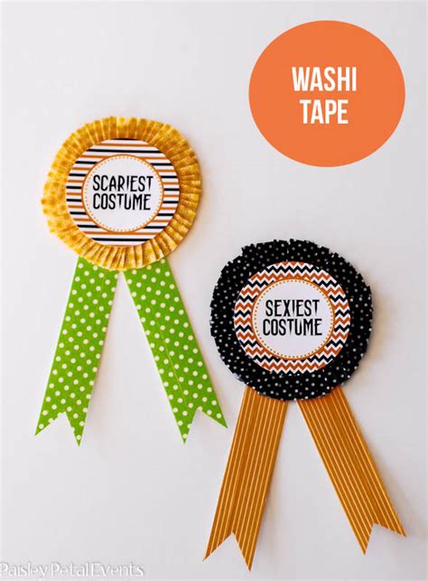 DIY Halloween Costume Award! (Prize Ribbons)