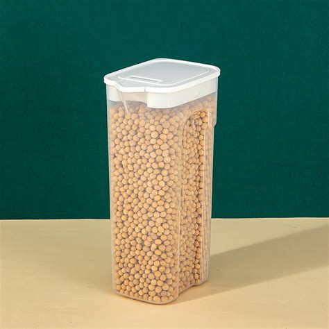 Ckraxd Airtight Cereal Storage Container With Lids Clear Airtight