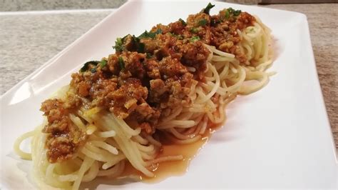 Recette Spaghetti La Bolognaise Youtube