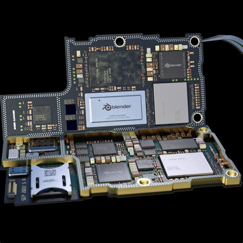 PCB Logic Board Sandwich Finished Projects Blender Artists Community