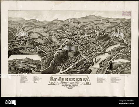 Map Of St Johnsbury Hi Res Stock Photography And Images Alamy