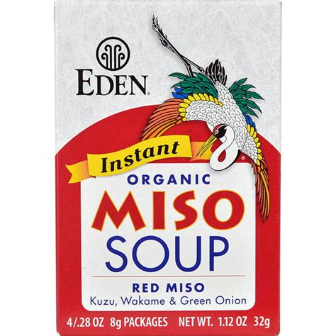 Eden Foods Instant Organic Miso Soup -- 4 Packets - Walmart.com