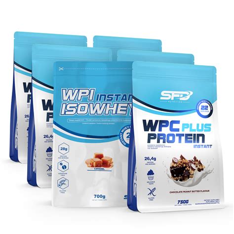 199 Pln • 5x Wpc Protein Plus Wpi Isowhey Instant 5x750g 700g Sfd Nutrition • Najtaniej