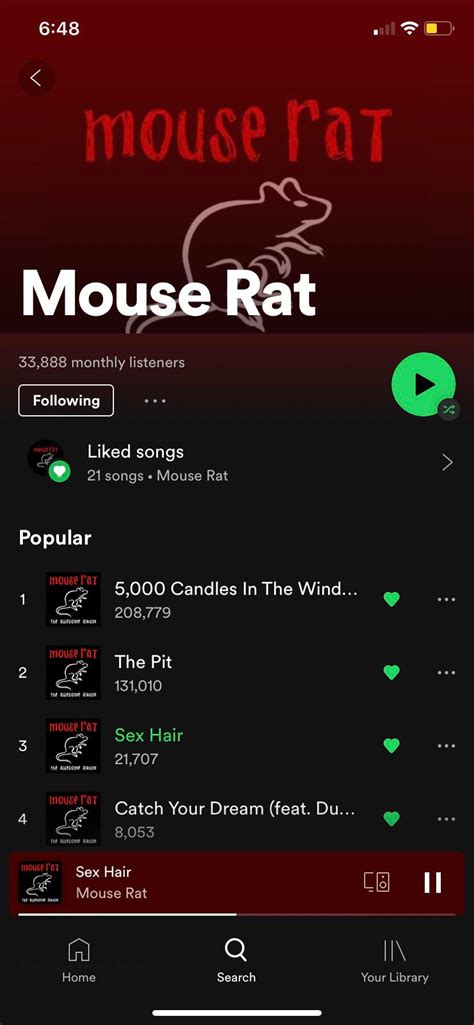 Just a friendly reminder that all Mouse Rat songs are on Spotify (even ...