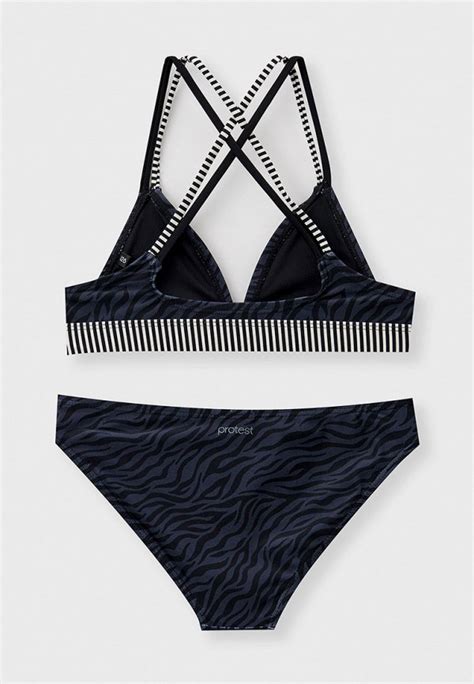 Купальник Protest PRTALFA JR triangle bikini цвет синий MP002XG037E9