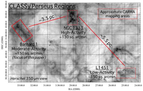 Overview Of The Classy Regions In The Western Portion Of The Perseus