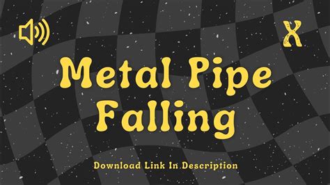 Metal Pipe Falling Meme Sound Effect No Copyright Youtube