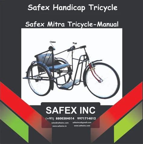 Safex Inc Black Handicappe Tricycle Size Wheels At Rs In New