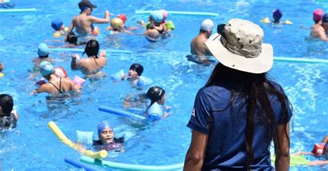 Mindep Lanz Talleres Gratuitos De Nataci N En Piscina Fiscal De Talca