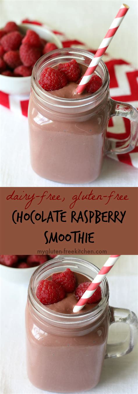 Dairy Free Chocolate Raspberry Smoothie