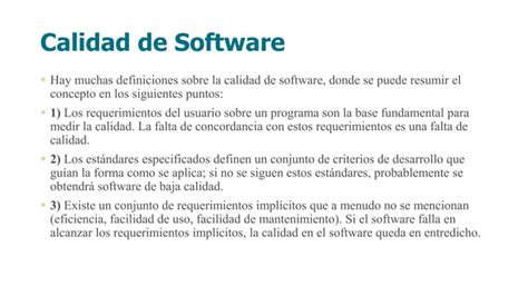 Como Se Mide La Calidad Del Software PPT