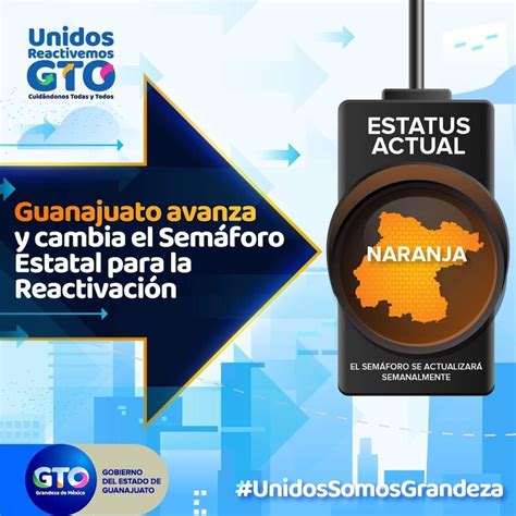 CAMBIA SEMÁFORO ESTATAL DE ROJO A NARANJA Guanajuato Sur Noticias