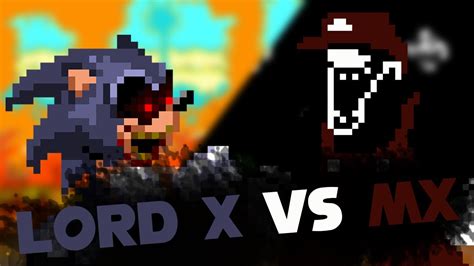 Mx Vs Lord X Sprite Animation Mario Pc Port Vs Sonic Port Youtube